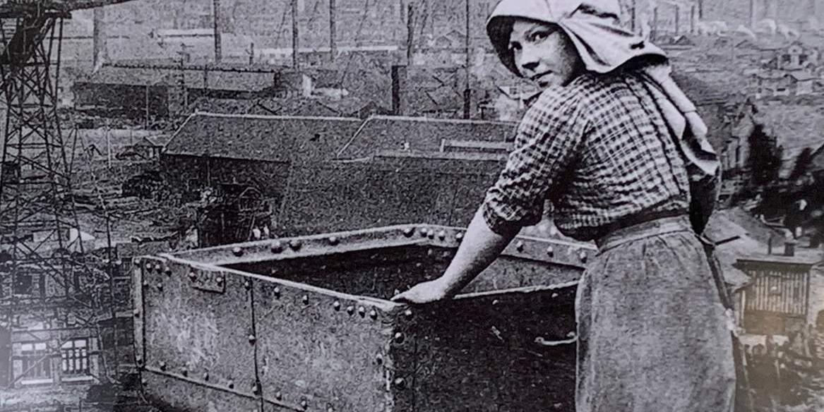 Frauen im Bergbau um 1844.