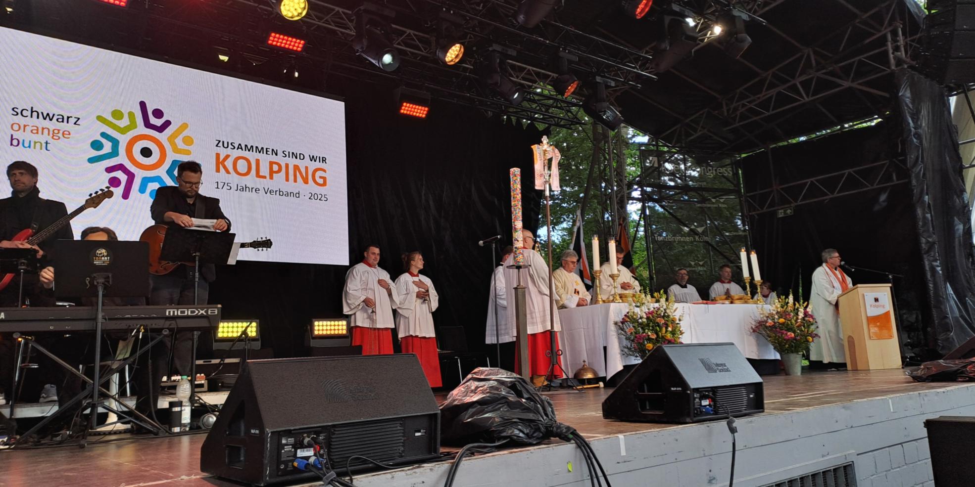 Das Jubiläumsfest fand seinen Höhepunkt am Sonntagmorgen im gemeinsamen Gottesdienst