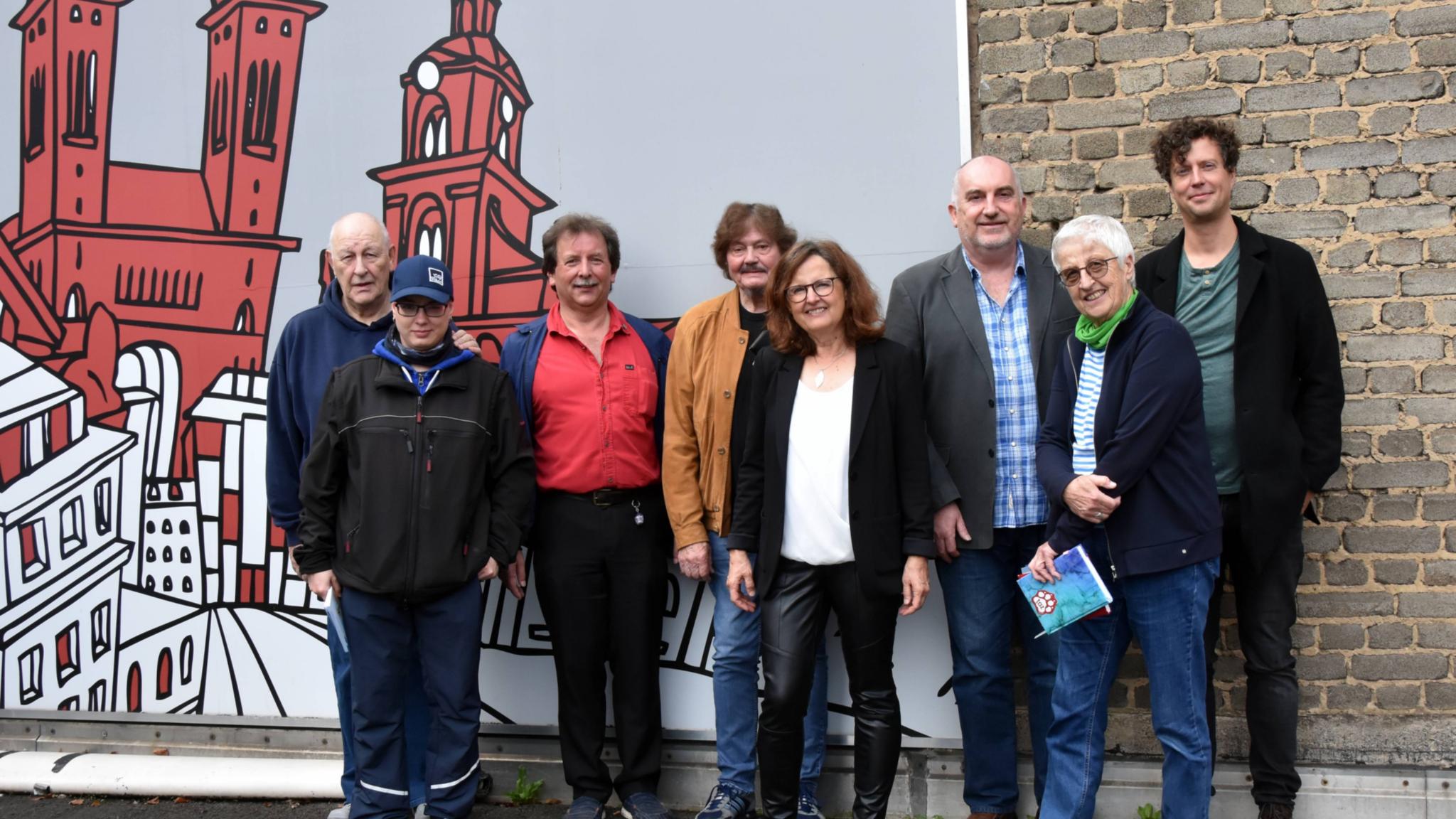 Jürgen Veit (stv. SAK-Vorsitzender), Nicole Rohlinger (SAK-Mitglied), Manfred Klasen (Geschäftsführer SAK), Michael Sperleich (SAK-Vorstandsmitglied), Dagmar Ertl (Arbeitskammer), Michael Leinenbach (SAK Vorsitzender), Christine Steimer (KAB), Prof. Dr. Christian Schröder (htw saar)