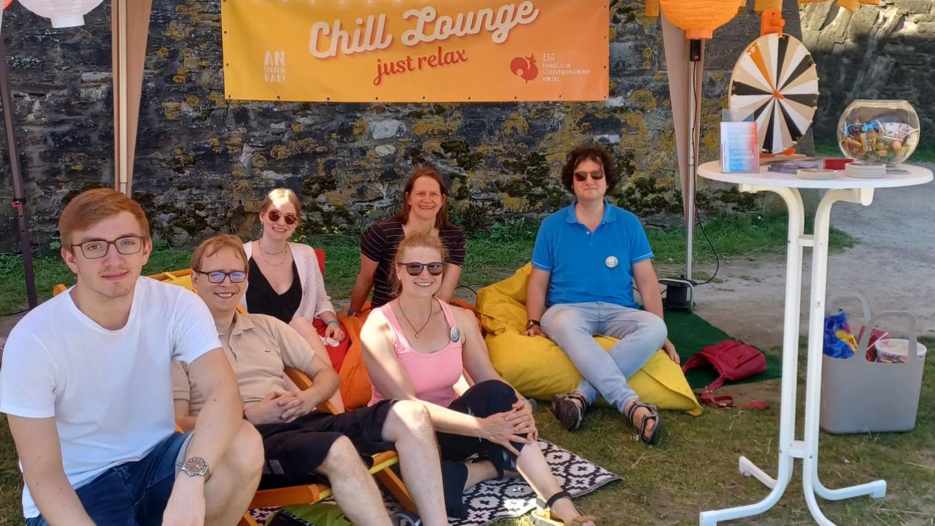 Die Chillout-Lounge beim 'Horizonte'-Festival 2024