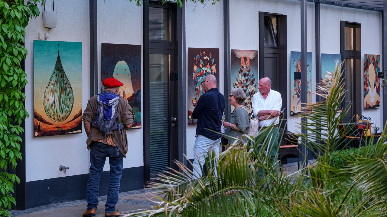 Eröffnung der Ausstellung 'Pilgerlandschaften'