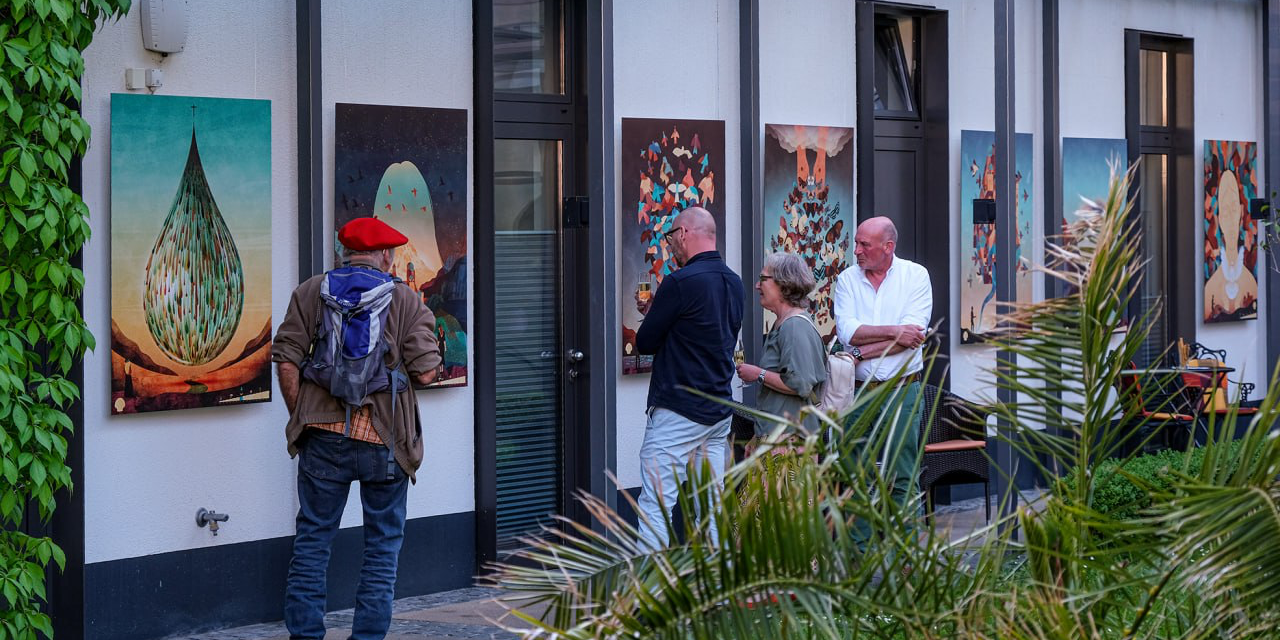 Eröffnung der Ausstellung 'Pilgerlandschaften'