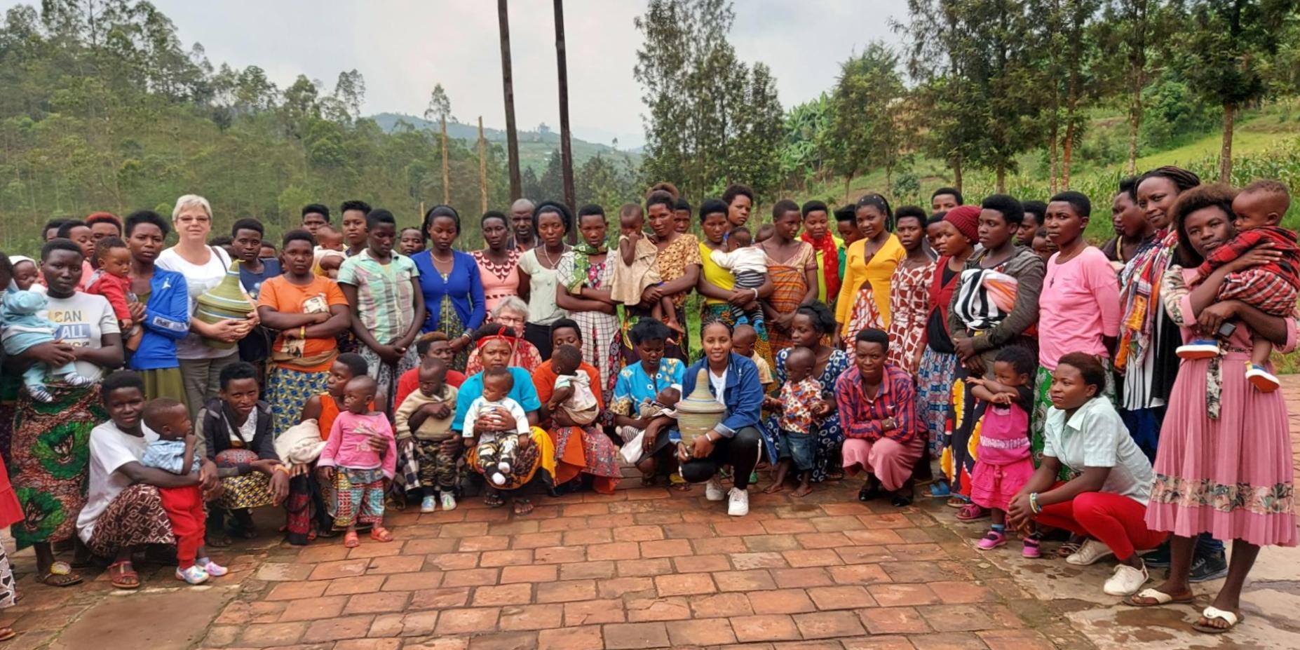 Gruppe in Ruanda
