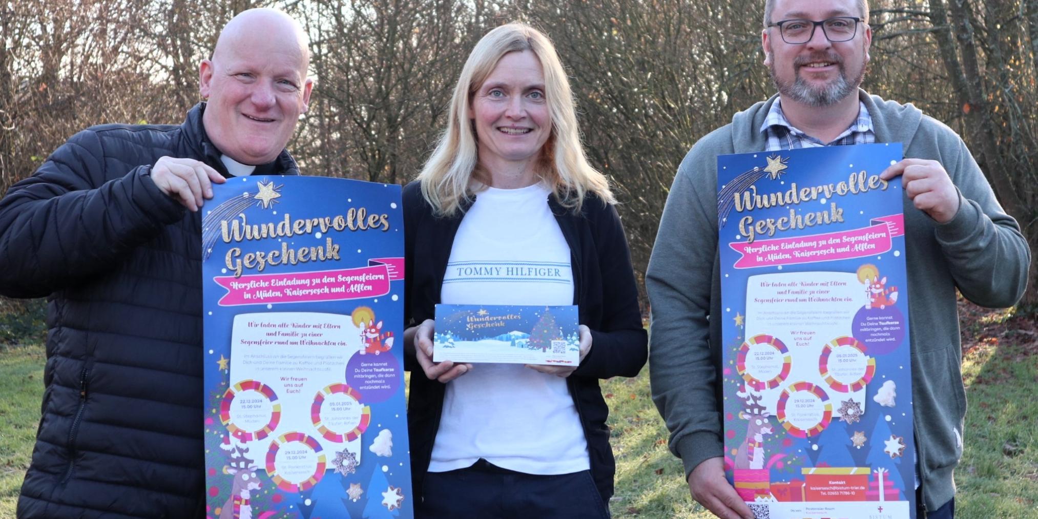 Michael Wilhelm, Manuela Pötz und Markus Göbel (von links)