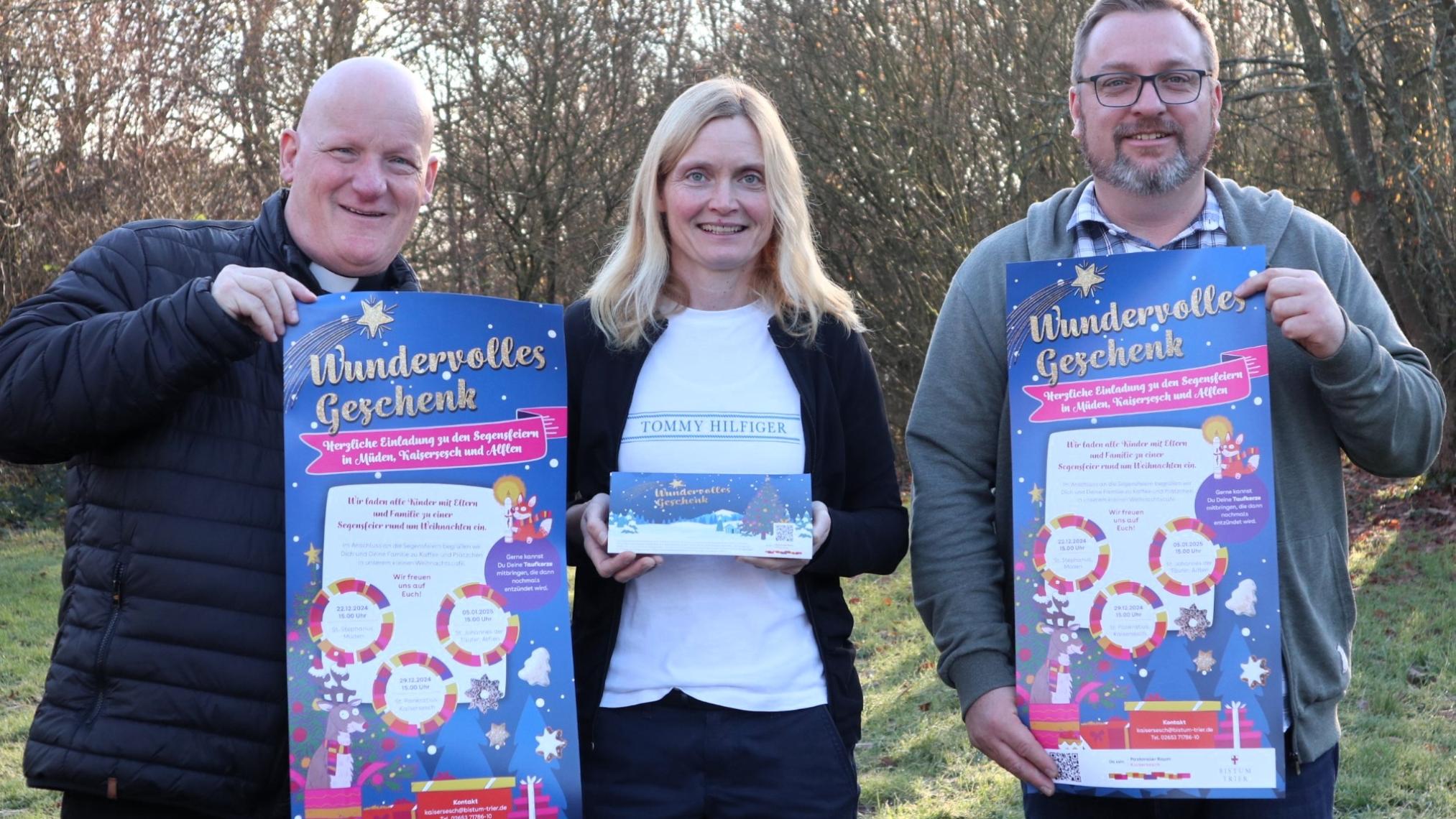 Michael Wilhelm, Manuela Pötz und Markus Göbel (von links)