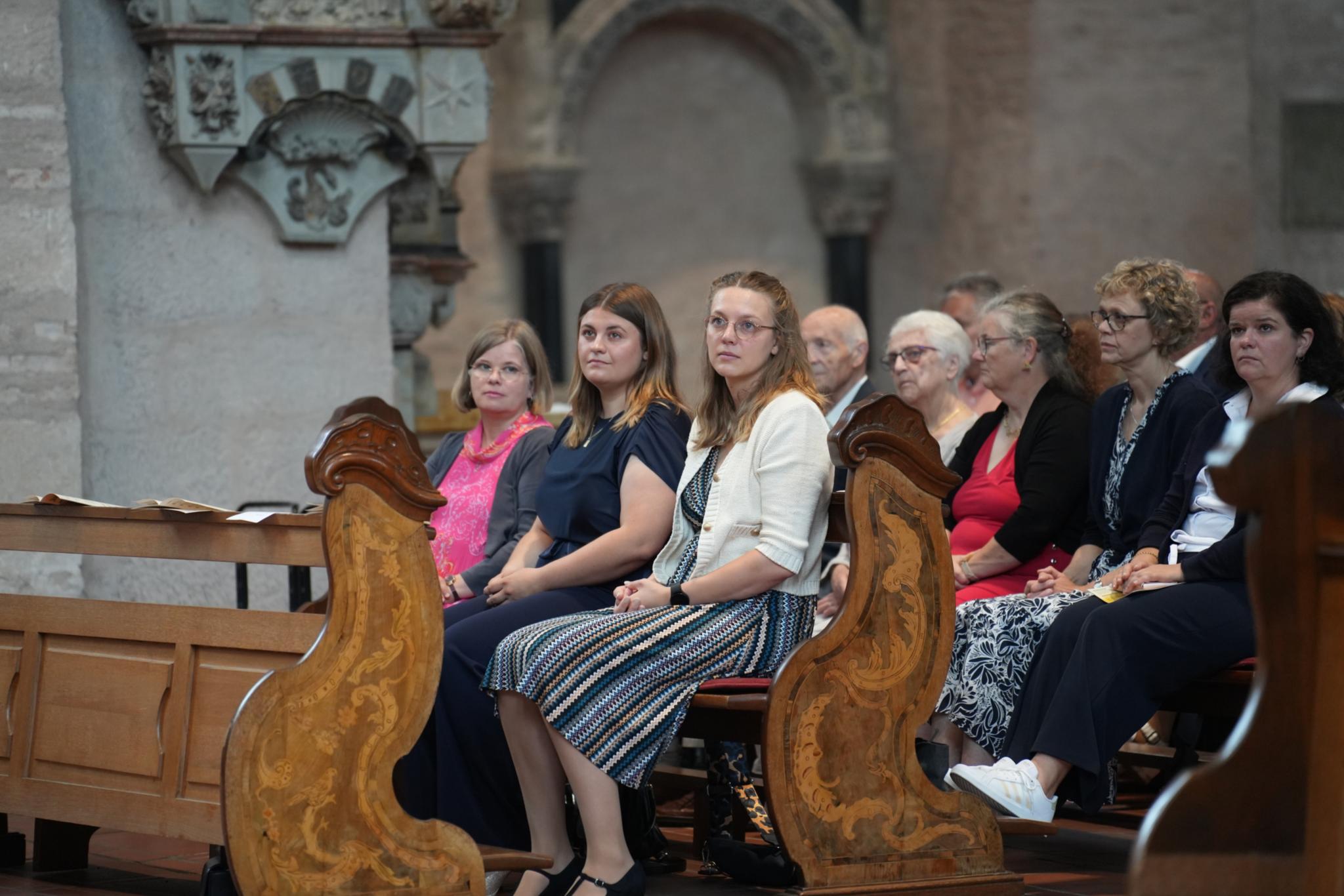 Während des Gottesdienstes