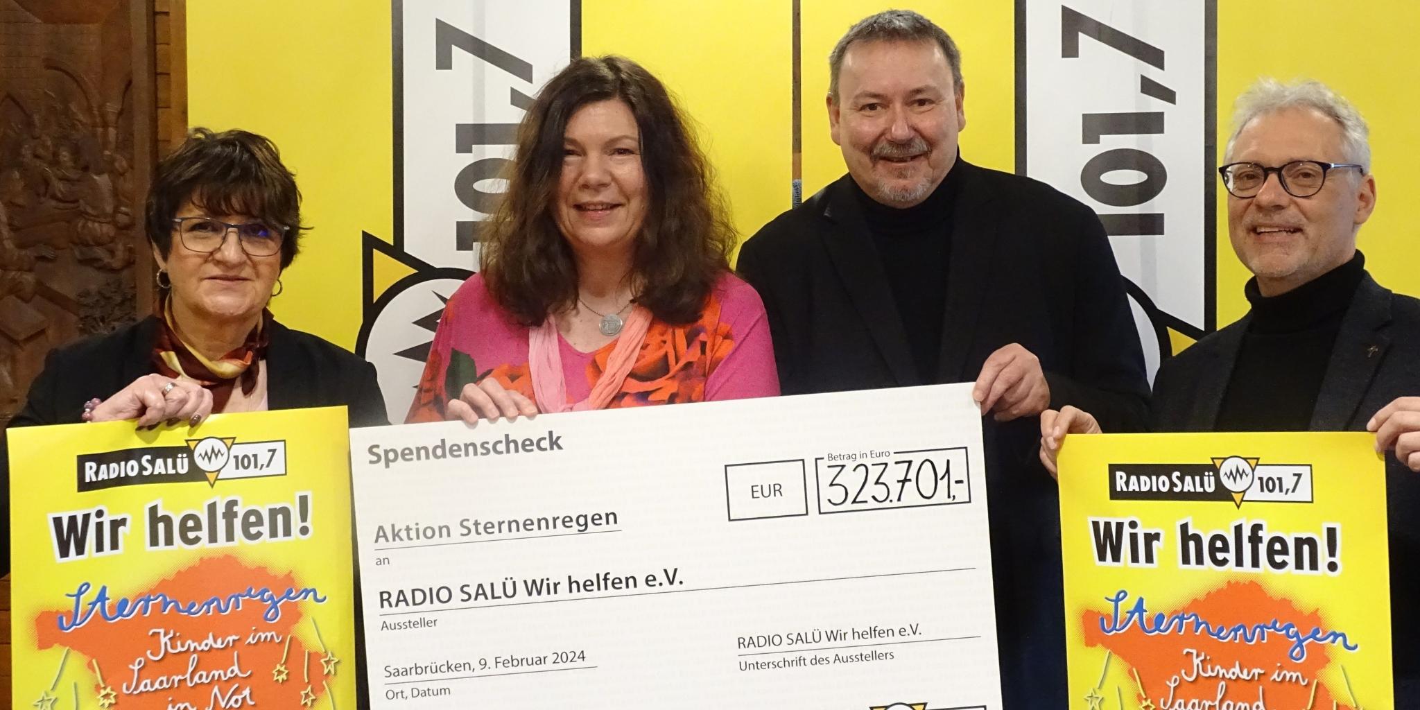 Durch Gelder der Spendenaktion 'Sternenregen' von Radio Salü und den Kirchen im Saarland werden saarländische Kinder und Familien in Not unterstützt.