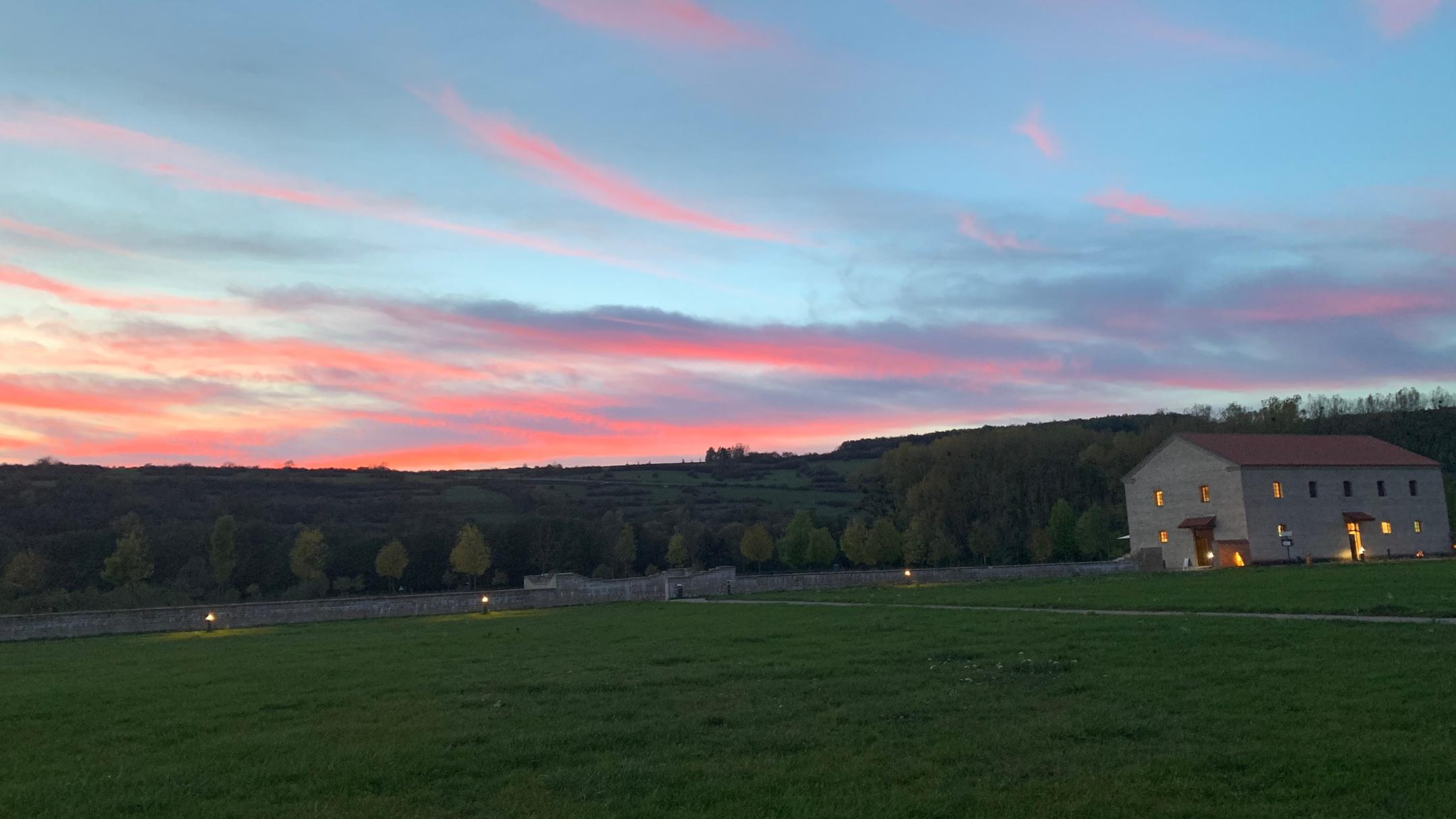 Sonnenuntergang im Naturpark Bliesbruck-Reinheim