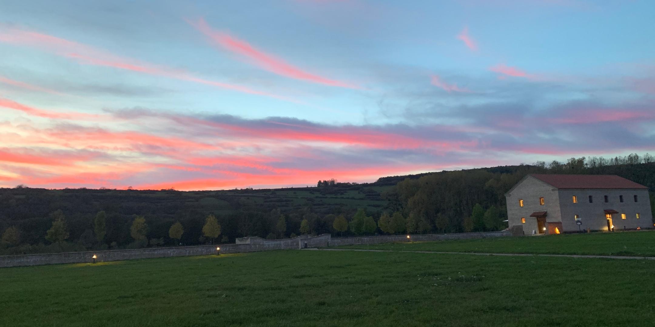 Sonnenuntergang im Naturpark Bliesbruck-Reinheim