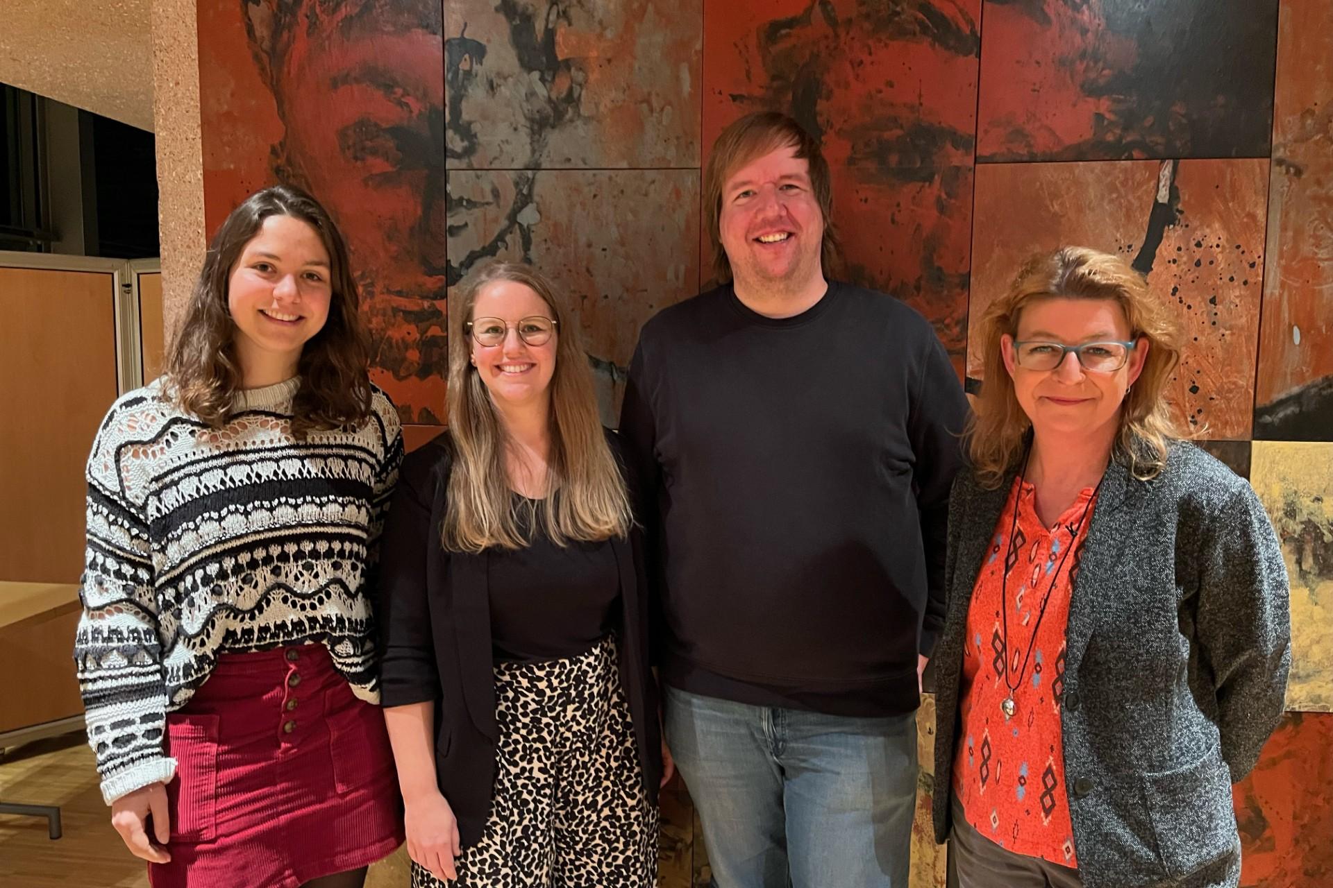 Elisabeth Pick, Sandra Baltes, Michael Michels und Susanne Kramer (vlnr.)