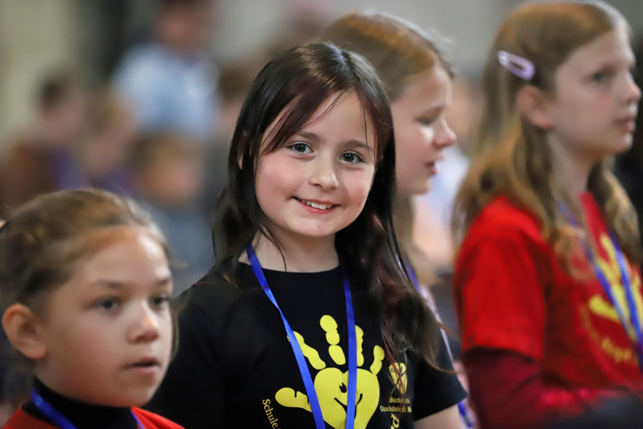 Den Schülerinnen von der Sankt Matthias-Grundschule hat der Tag Spaß gemacht