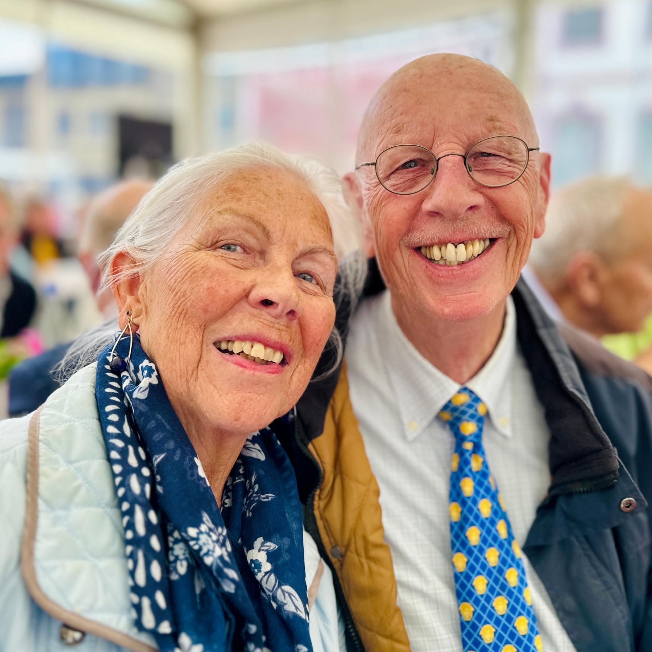 Marie-Theres und Gerd Horre aus Koblenz feiern Diamantene Hochzeit.