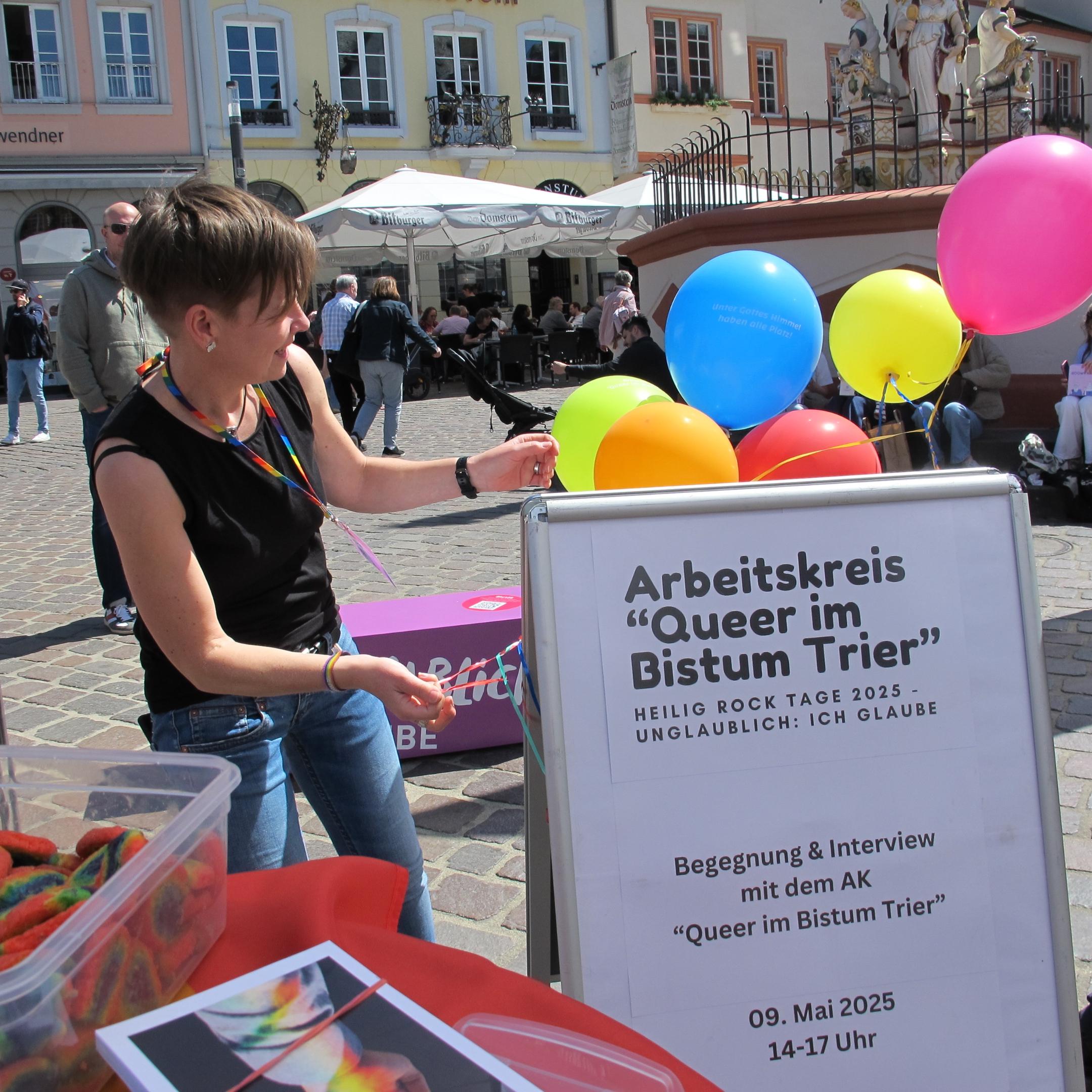 AktionInfozelt des AK Queer