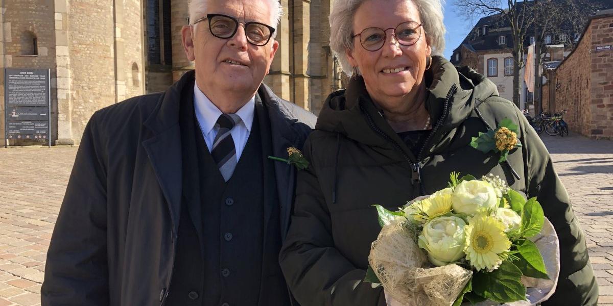 Anna Maria und Stefan Löbl aus Kordel feiern in diesem Jahr Goldene Hochzeit. Foto: Inge Hülpes/Bistum Trier