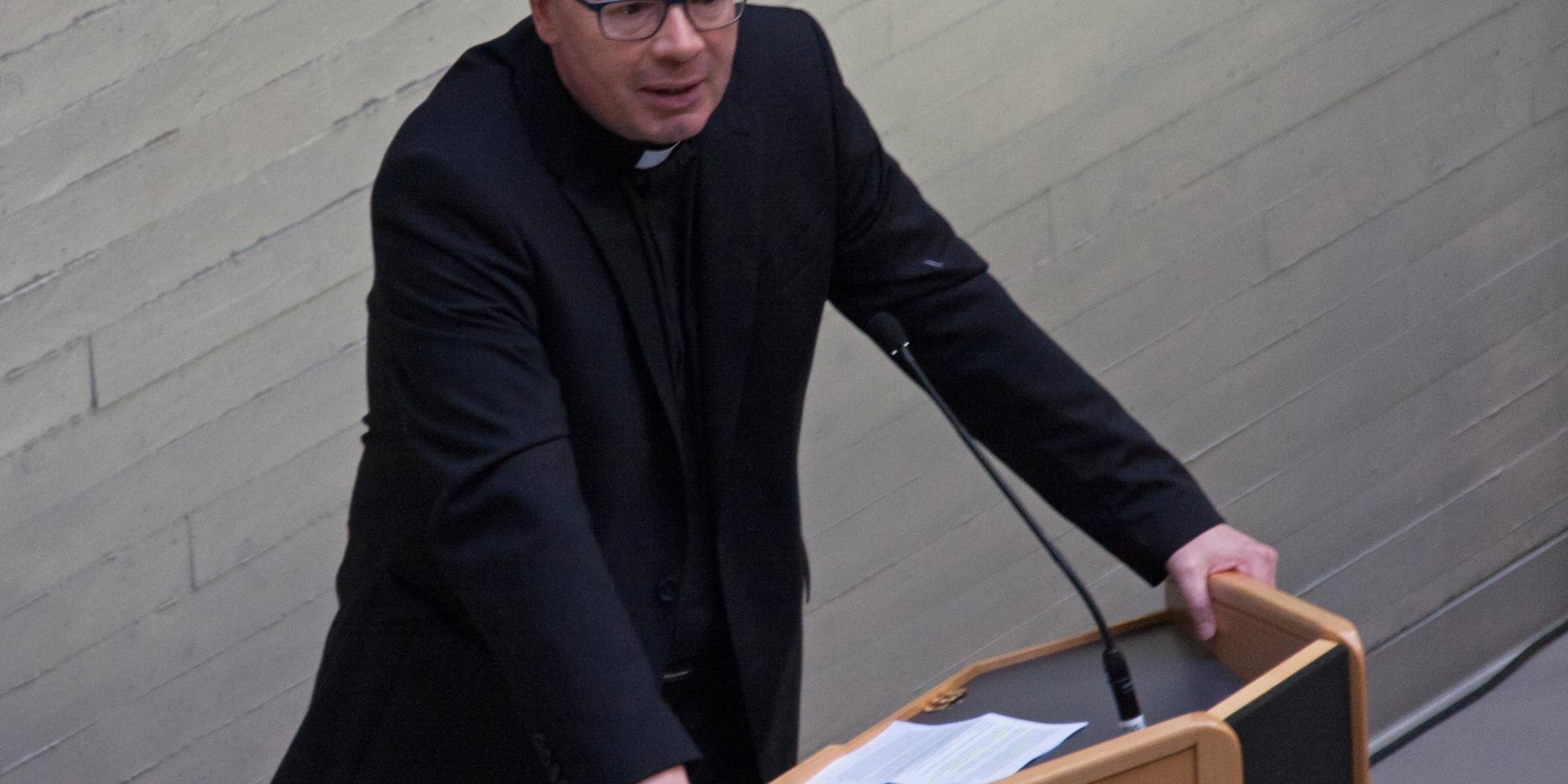 Der Trierer Bischof Dr. Stephan Ackermann war als Festredner beim Neujahrsempfang der Handwerkskammer Koblenz zu Gast.
