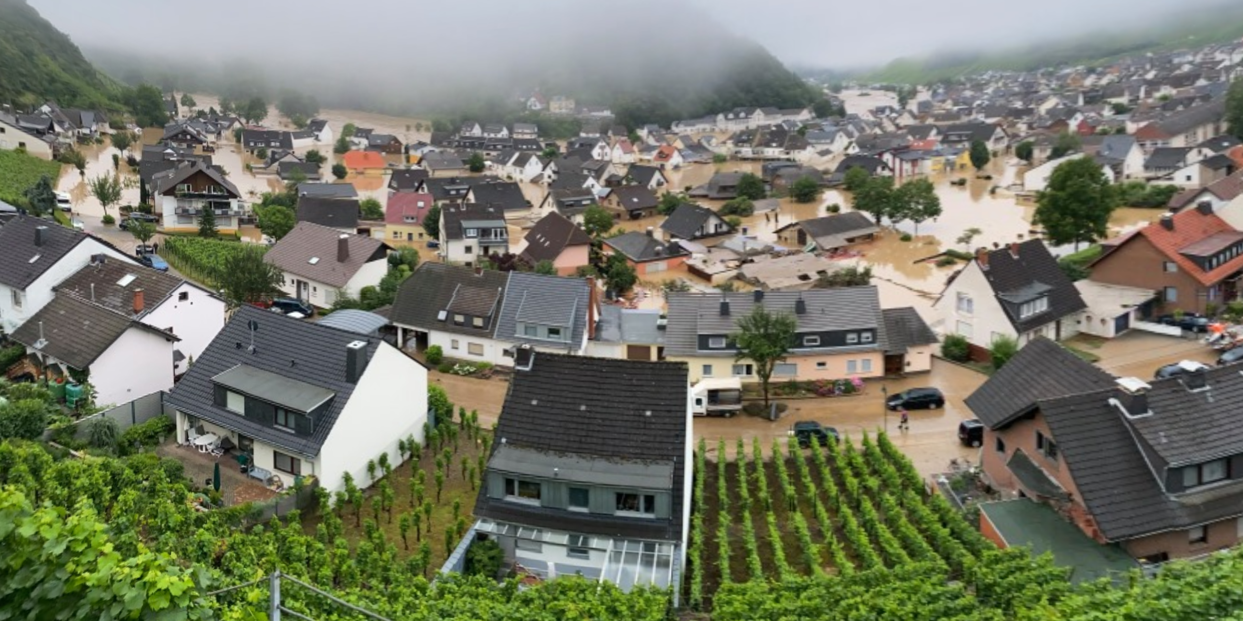Der Eifel-Ort Dernau am 15. Juli 2021. Fotos: TelefonSeelsorge Bad Neuenahr-Ahrweiler / privat