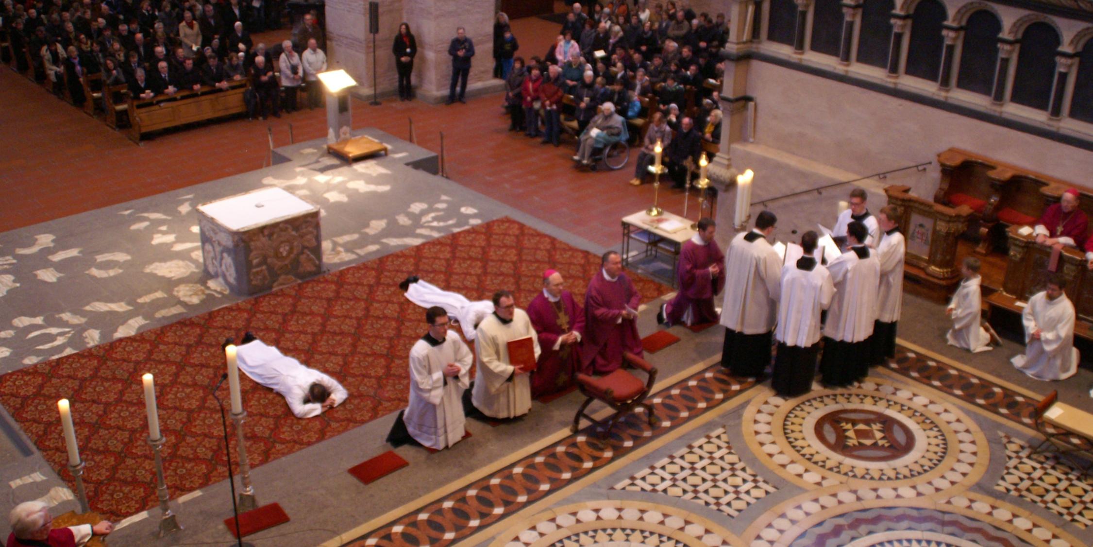 Im kommenden Jahr werden die drei Seminaristen zu Priestern geweiht.