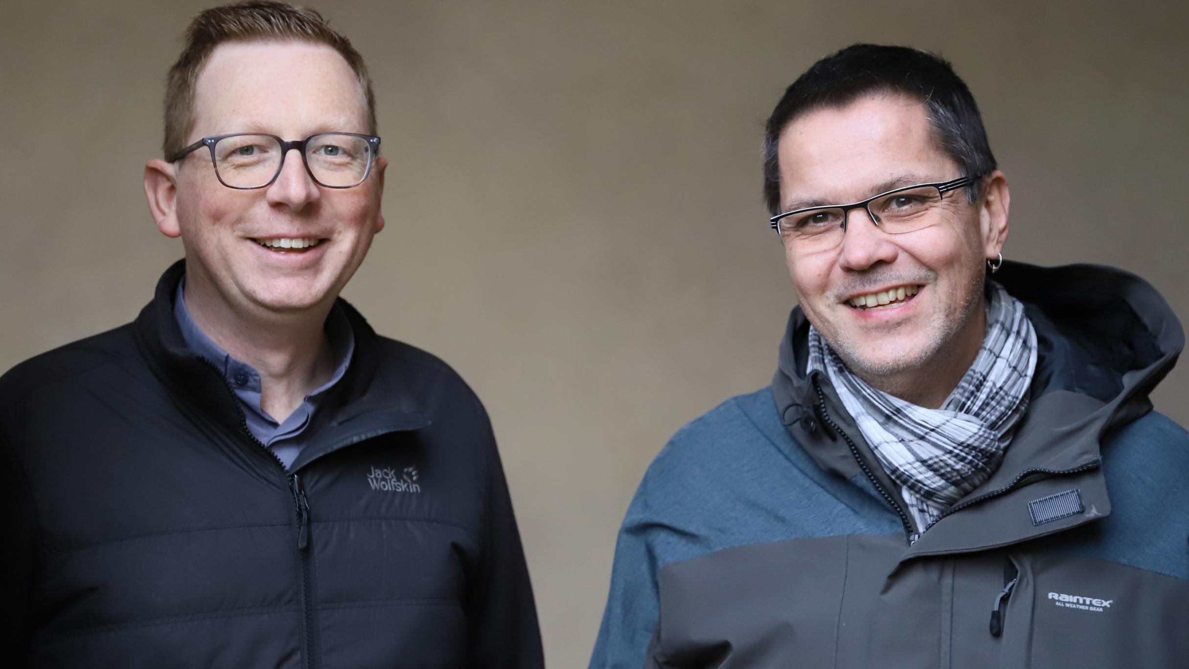 Leiten gemeinsam das Felixianum: Florian Dienhart (li.) und Maik Bierau. (Foto: Inge Hülpes / Bistum Trier)