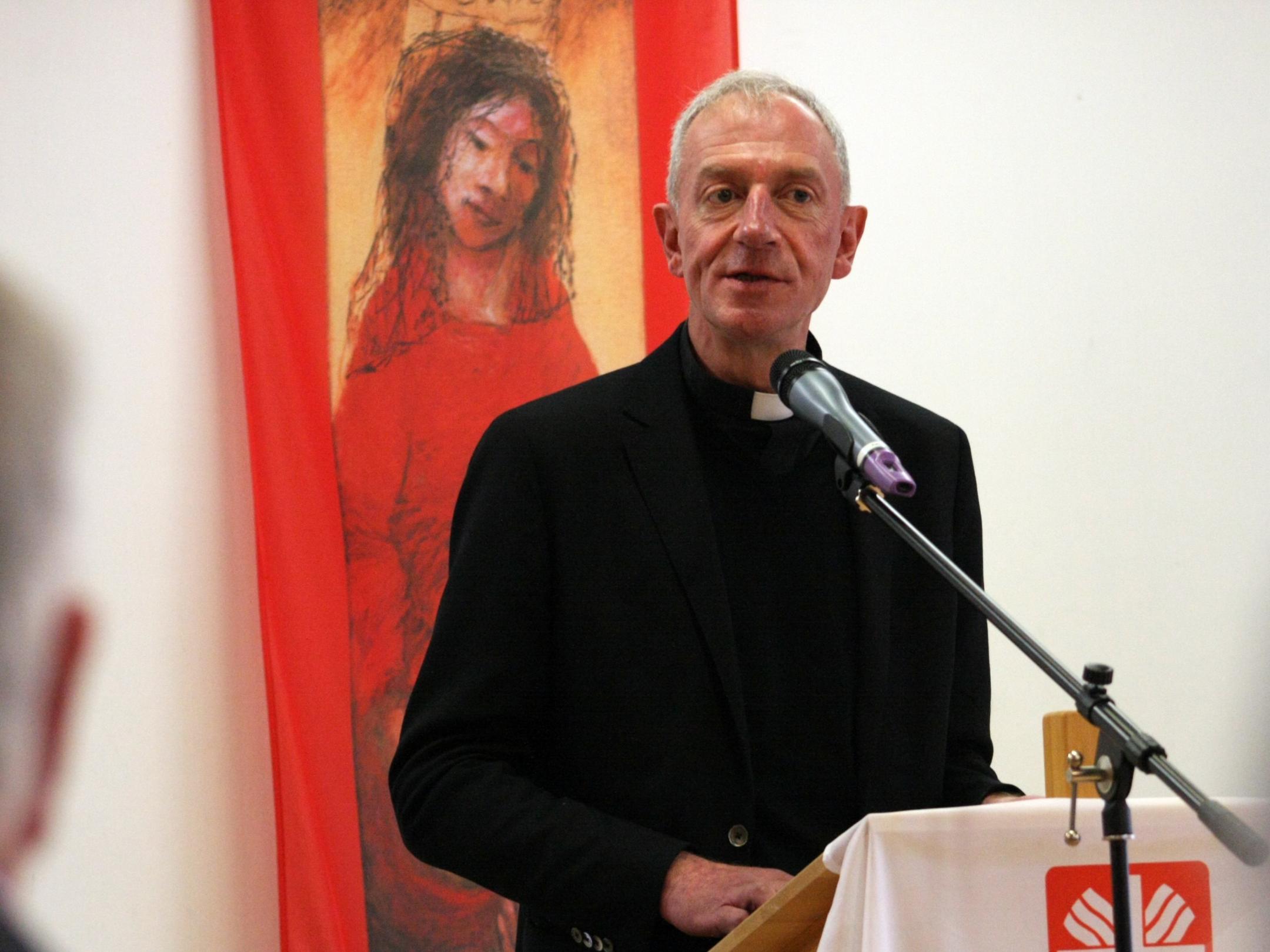 Vorsitzender des Caritasverbandes für die Diözese Trier und Domkapitular Benedikt Welter bei seinem Impuls