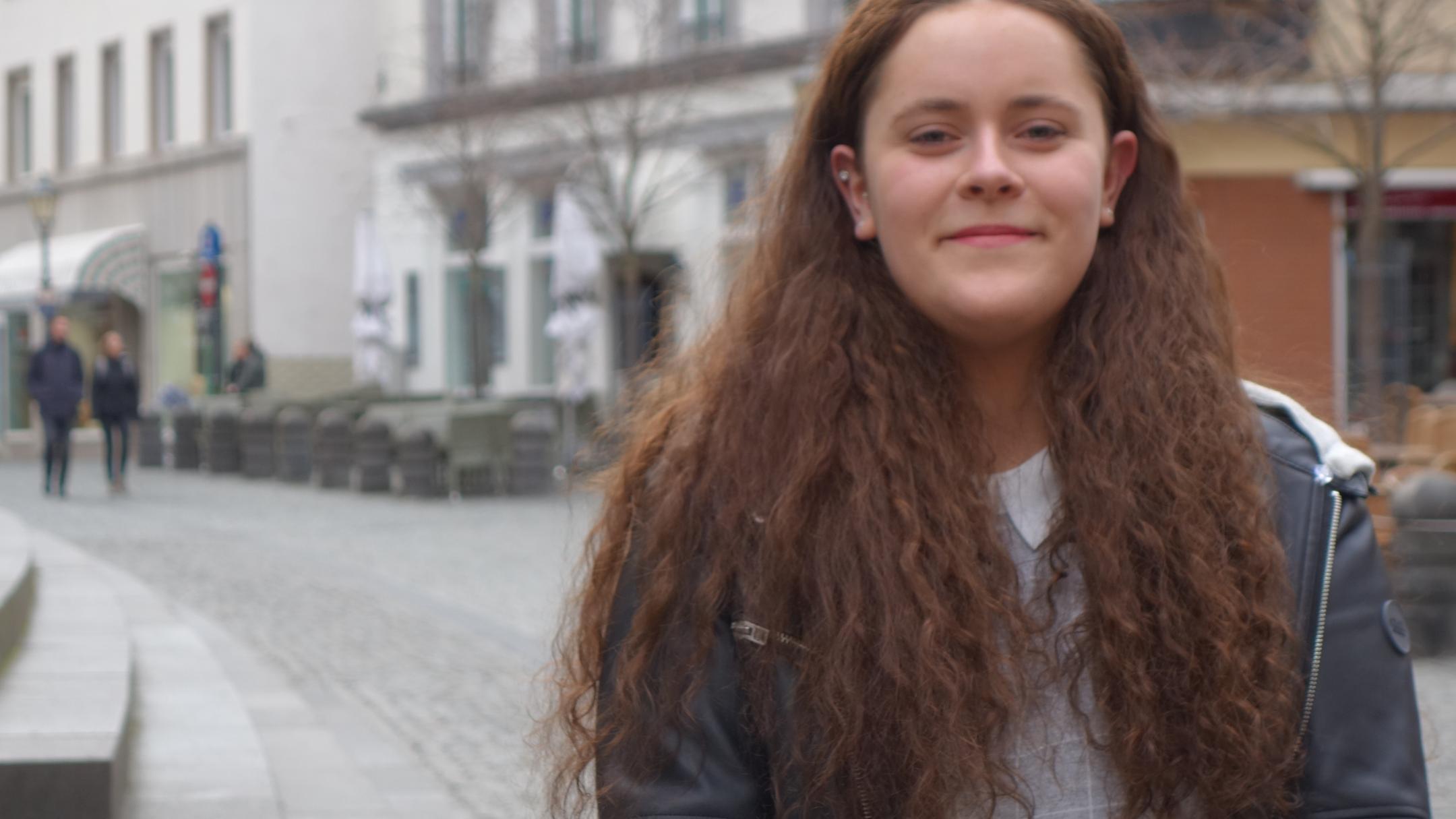 Emilie Bernardy möchte gerne Heilerziehungspflegerin werden. Foto: Julia Fröder