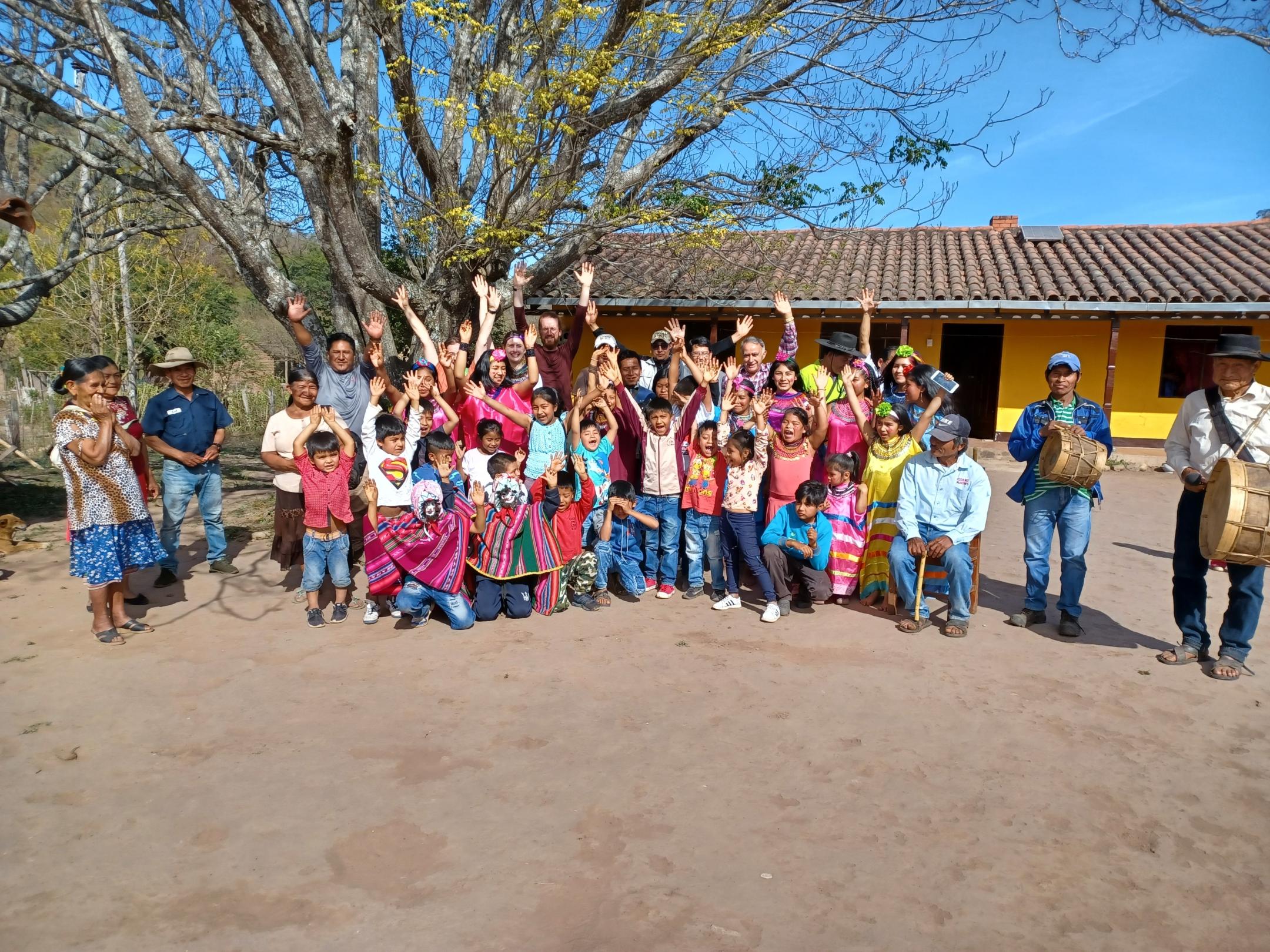 Bei der Projektreise lernten die Vertreter*innen des BDKJ Trier Gauranies in San Jorge de Ipaty kennen.