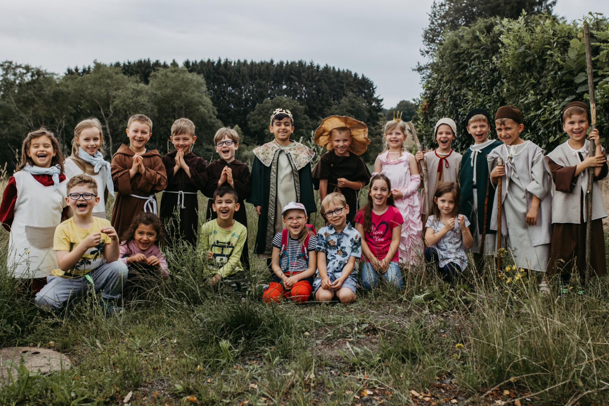 Die 20 Vorschulkinder der Kita Winterbach haben einen Film über den heiligen Wendelin gedreht. Foto: Annika&Gabriel Fotografie