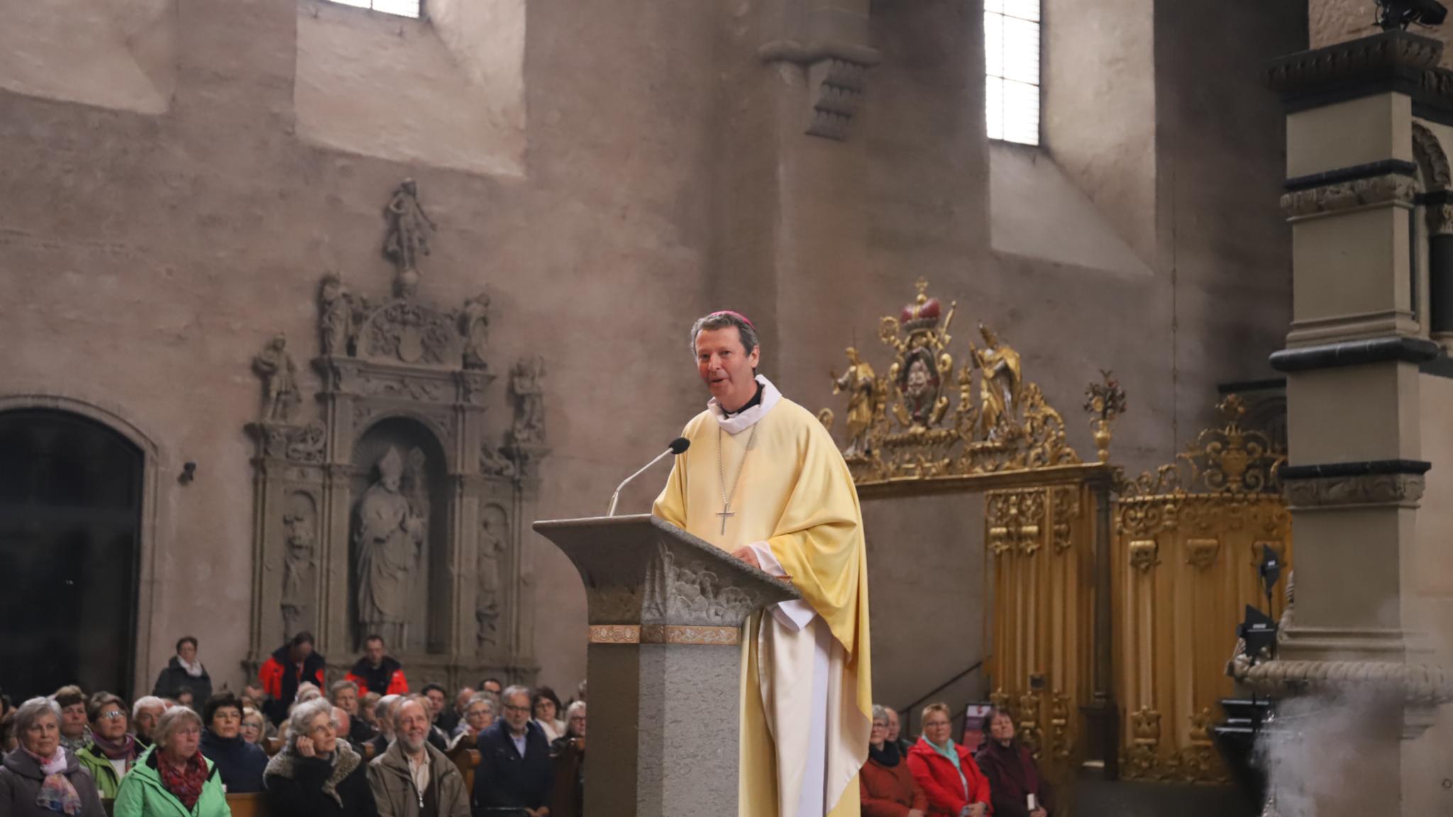 Bischof Didier Berthet predigte im Trierer Dom