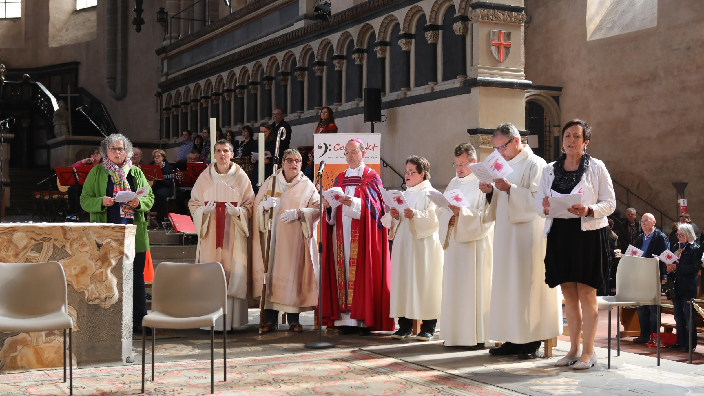 Der gemeinsame Gottesdienst mit Weihbischof Brahm stand am Ende des Tages.