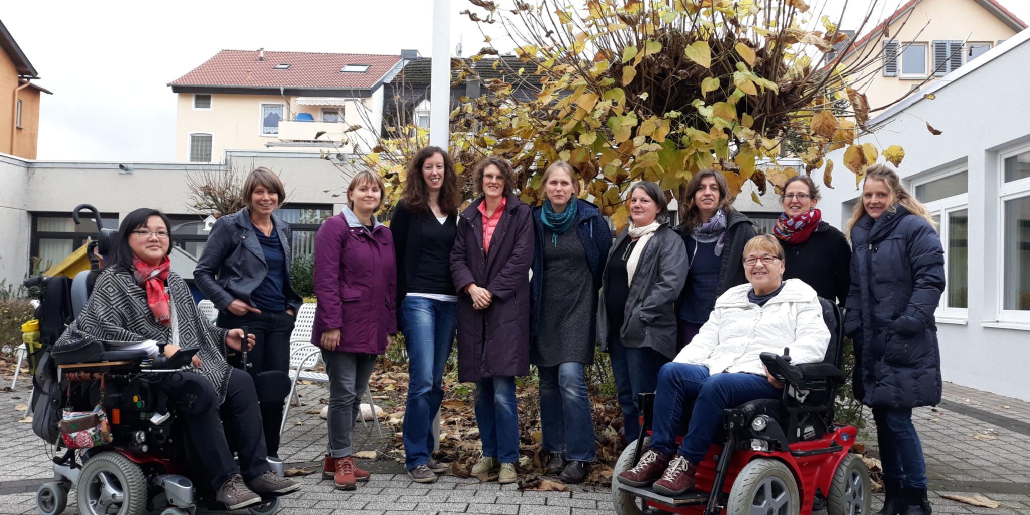 Die Projektgruppe 'Inklusiv leben lernen' in Bad Kreuznach.