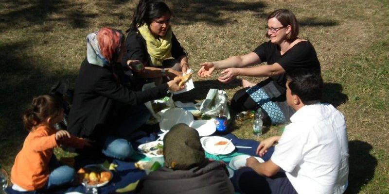 Bei einem gemeinsamen Picknick ließen die Teilnehmer den Ausflug ausklingen.
