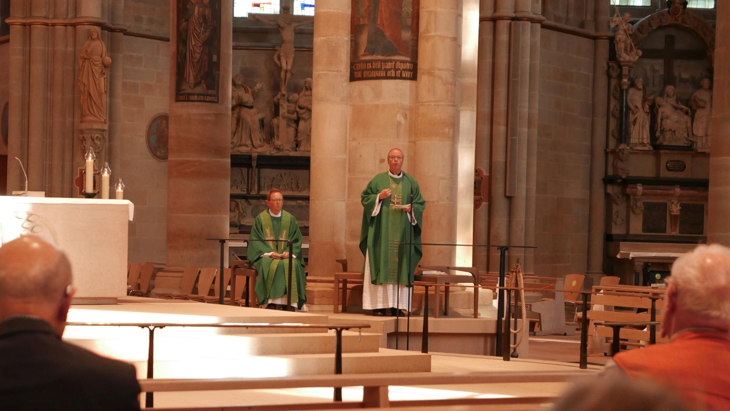 Bischof Ackermann beim Gottesdienst in der Liebfrauenkirche (Foto: C. Cüppers/Paulinus)