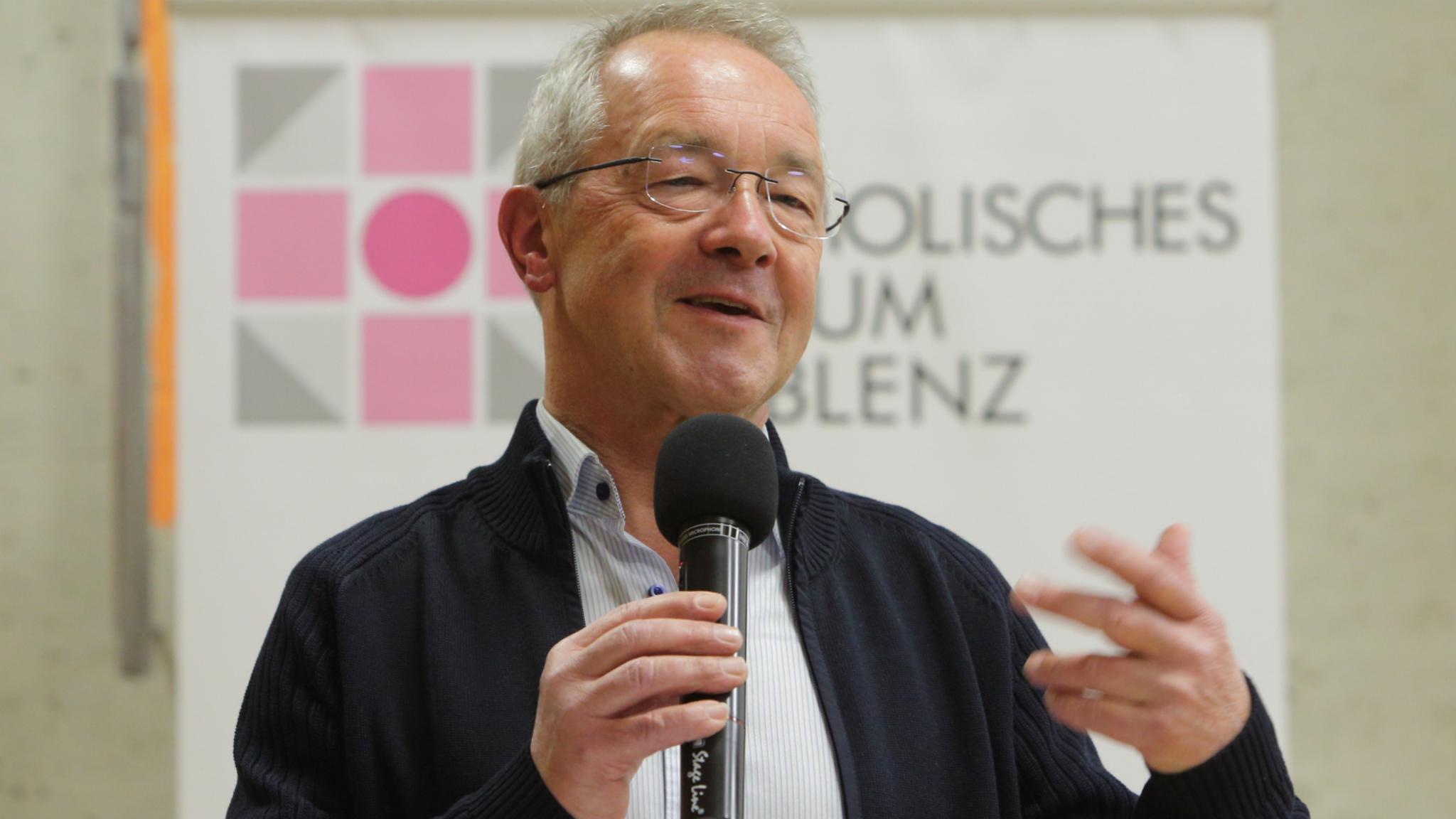 Klaus Hamburger war Gast beim Katholischen Forum in Koblenz. Foto: Ingo Beller