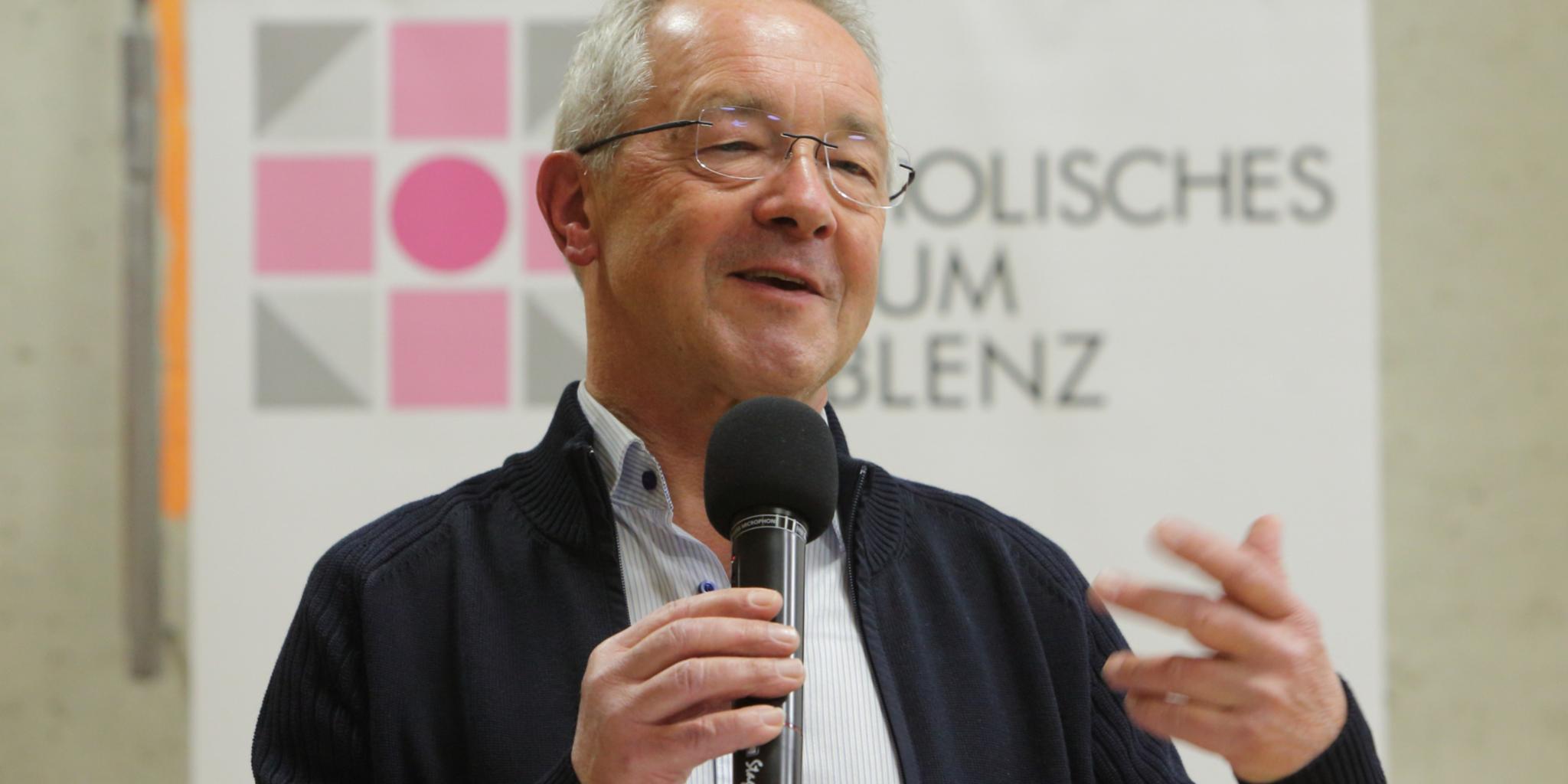 Klaus Hamburger war Gast beim Katholischen Forum in Koblenz. Foto: Ingo Beller