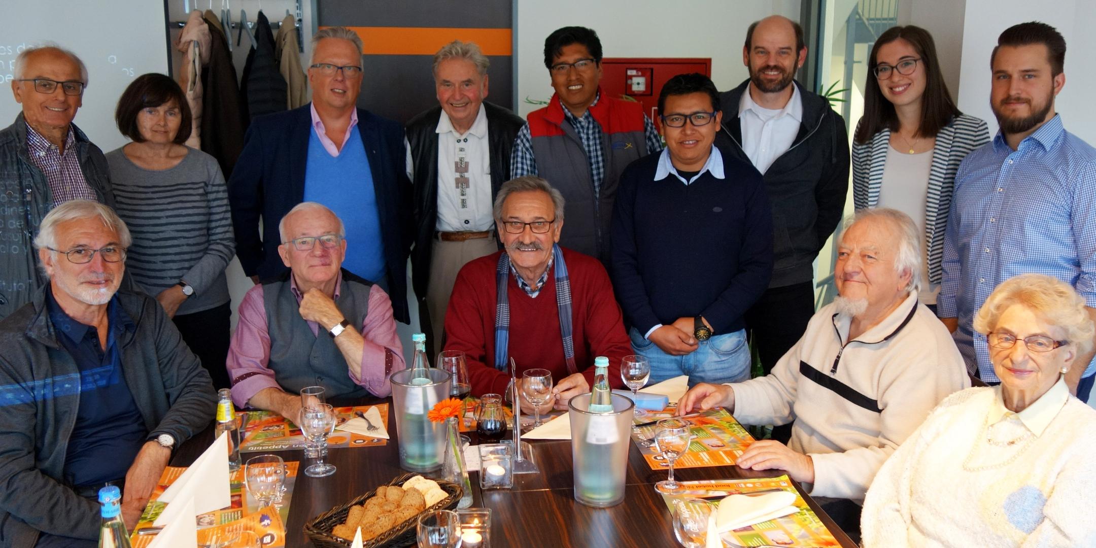 Bolivianische Gäste und interessierte Zuhörer bei der Lunch Lecture in Neuwied