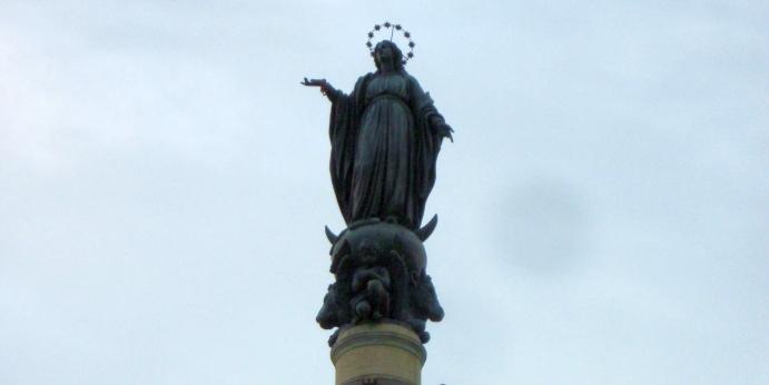 Die Mariensäule in Rom