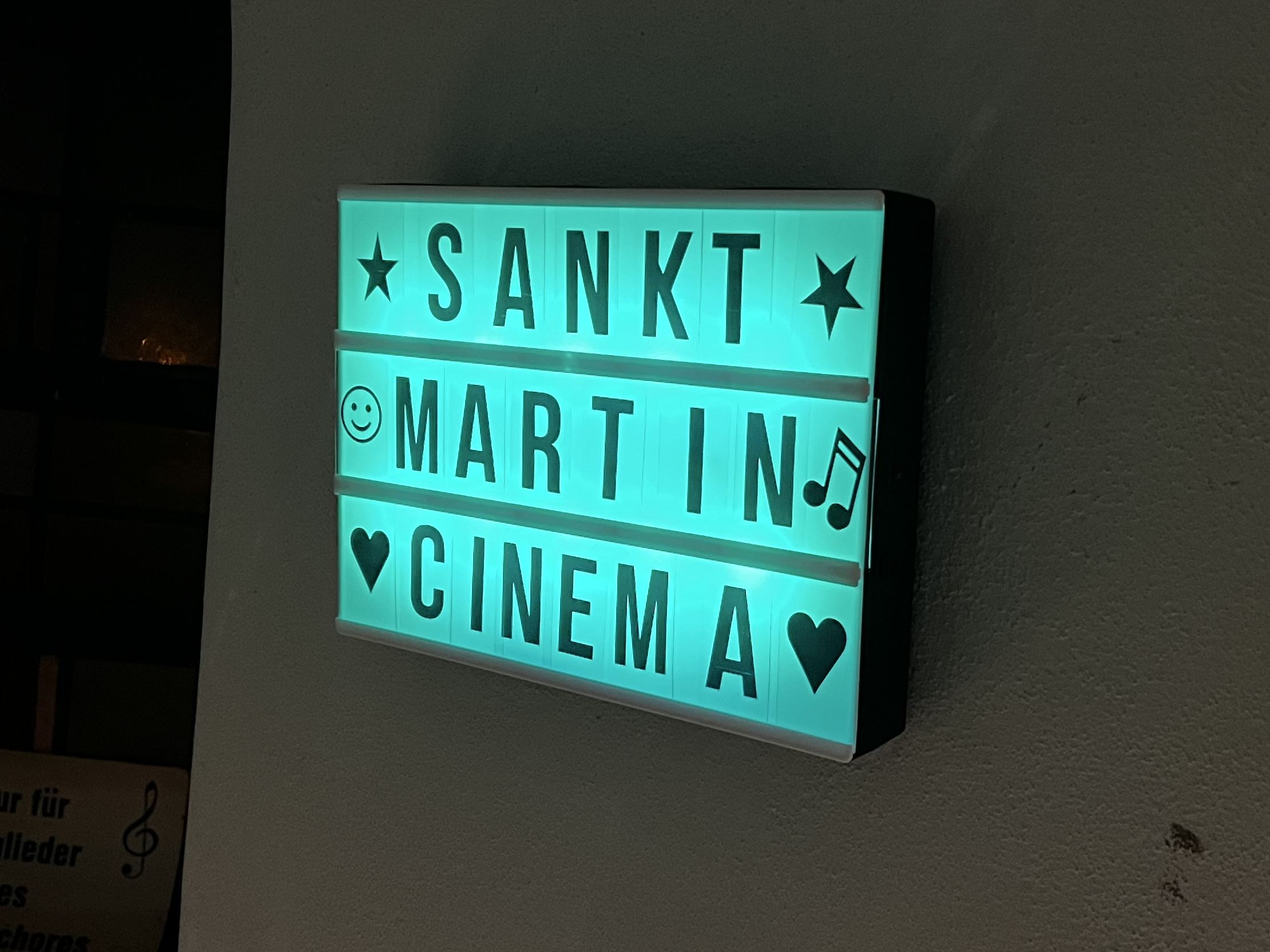Martins-Kino in der Kirche
