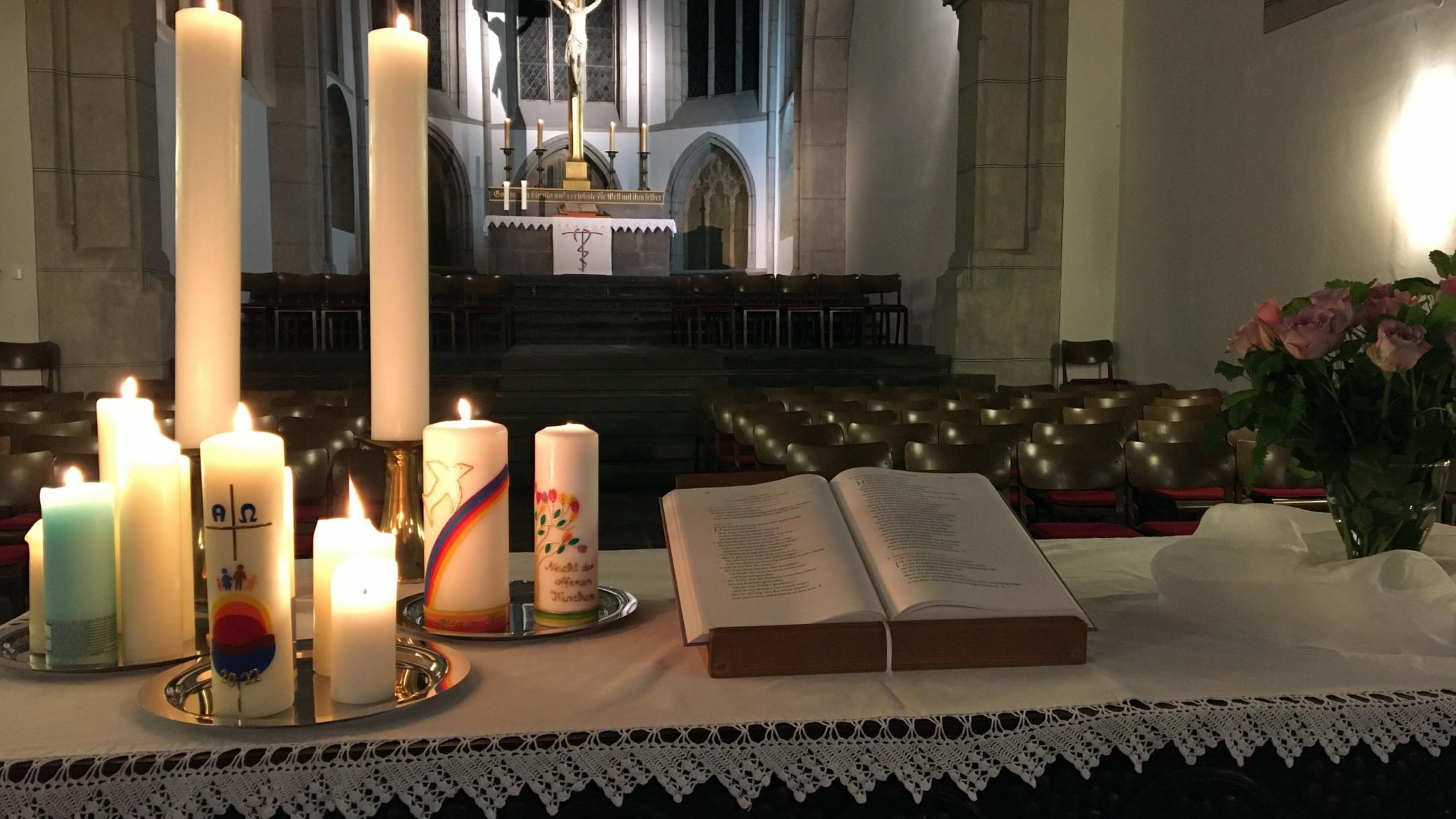 Den Abschluss der Nacht bildet traditionell das ökumenische Gebet für die Stadt in der Florinskirche
