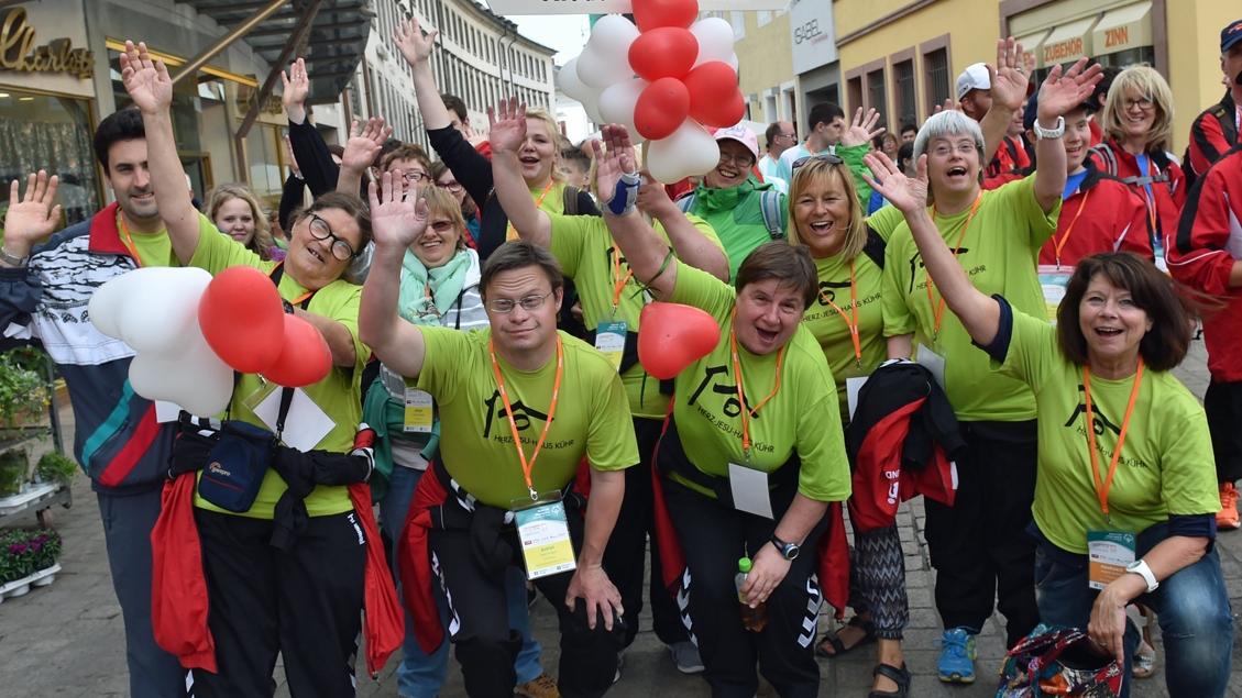 Beim Fackellauf 2015 in Speyer