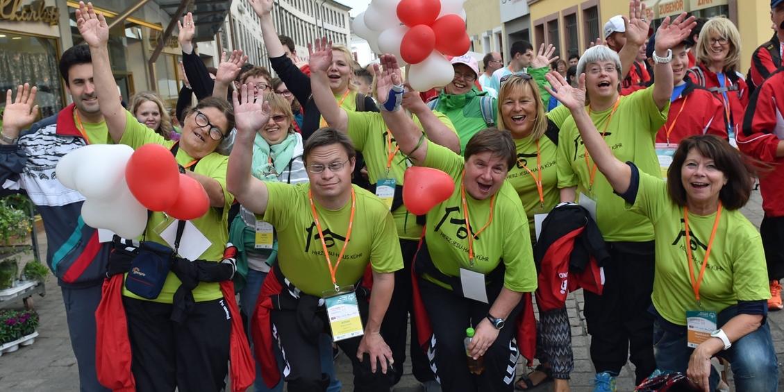 Beim Fackellauf 2015 in Speyer