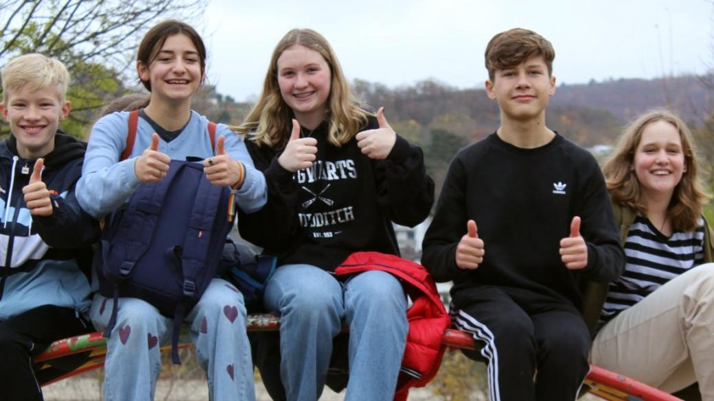 Die Schülerinnen und Schüler des Bischöflichen Cusanus-Gymnasiums waren fleißig unterwegs. Foto: Bischöfliches Cusanus-Gymnasium Koblenz