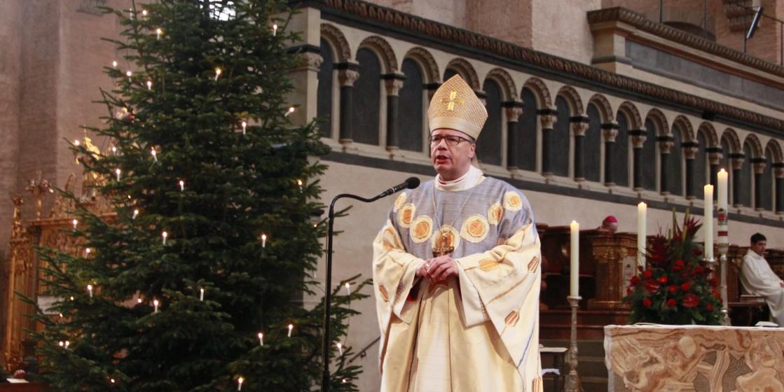 Bischof Ackermann an Weihnachten im Trierer Dom (Archivbild)