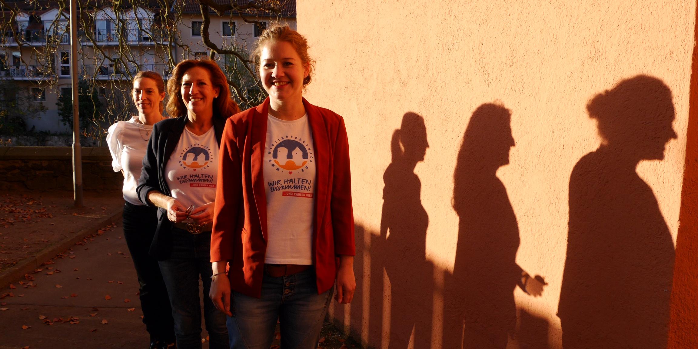Iris Prencipe, Manuela Gilles und Claudia Holbach (v. links) haben die Initiative gegründet. Foto: 'Wir sind Kreuznach'