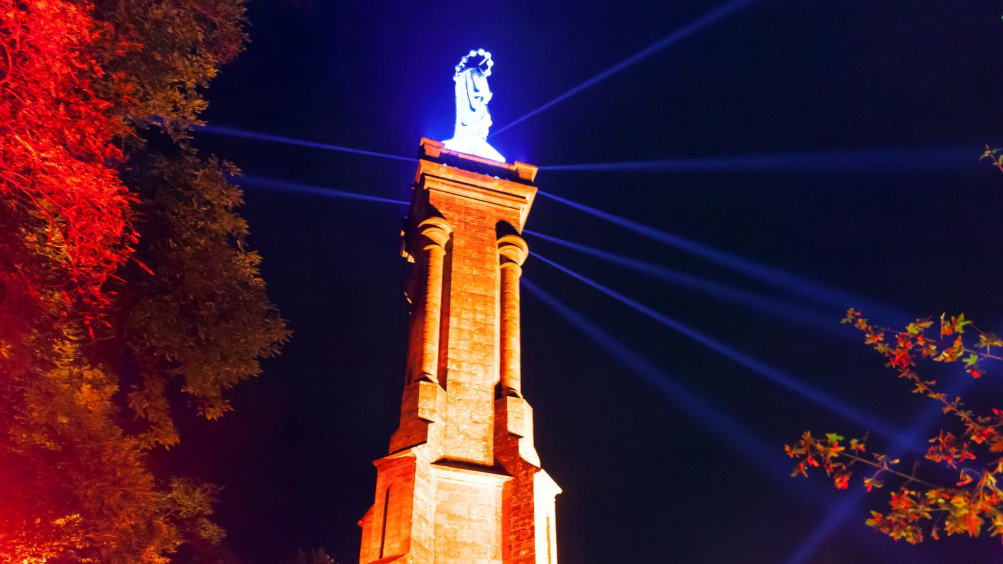 Im vergangenen Jahr erneuerte Bischof Ackermann die Weihe an der Trierer Mariensäule (Foto: Helmut Thewalt)