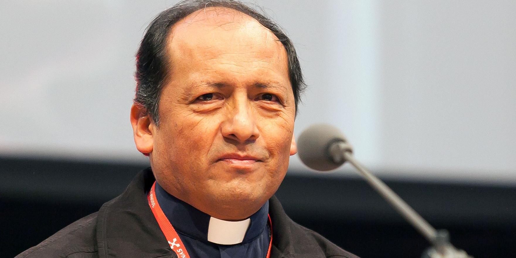 Monsignore Ricardo Centellas, Erzbischof von Sucre und Vorsitzender der bolivianischen Bischofskonferenz