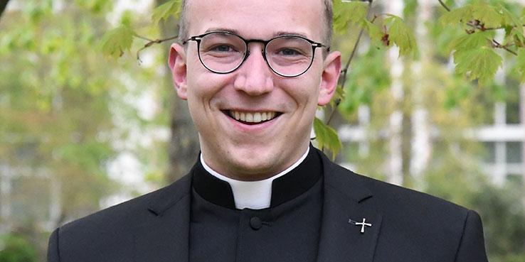 Priesteramtskandidat Christian Kossmann. Foto: Zeljko Jakobovac/Paulinus