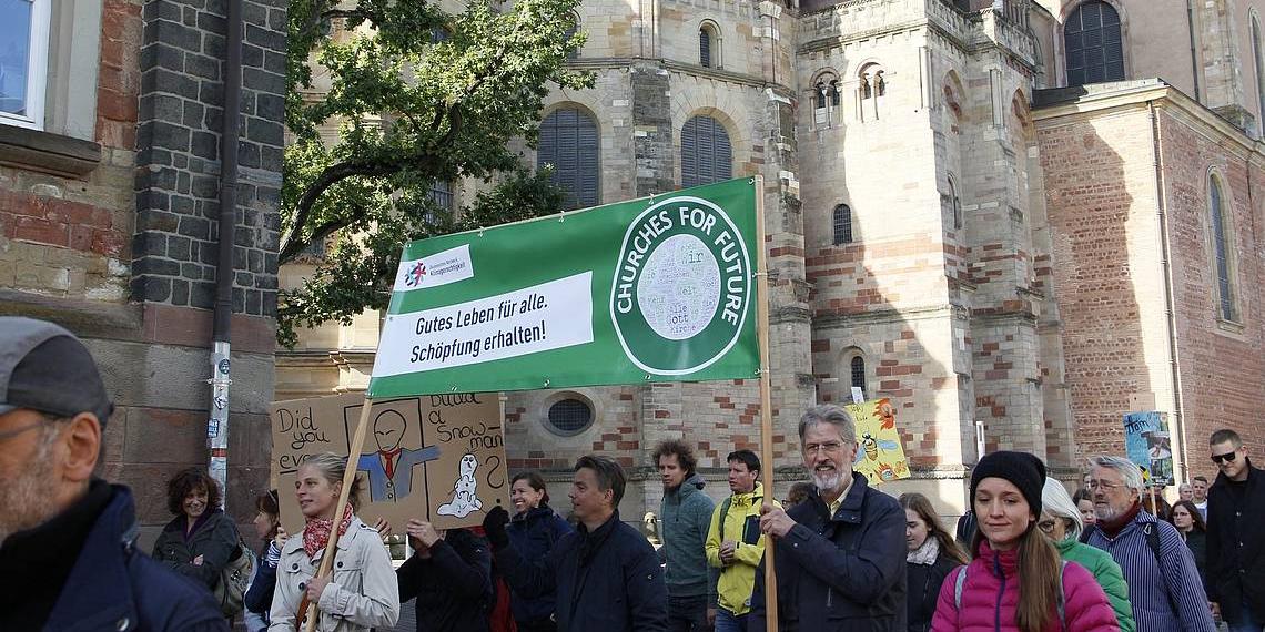 Der Klimastreik im September 2019 - vor der Corona-Pandemie - Foto: Bistum Trier