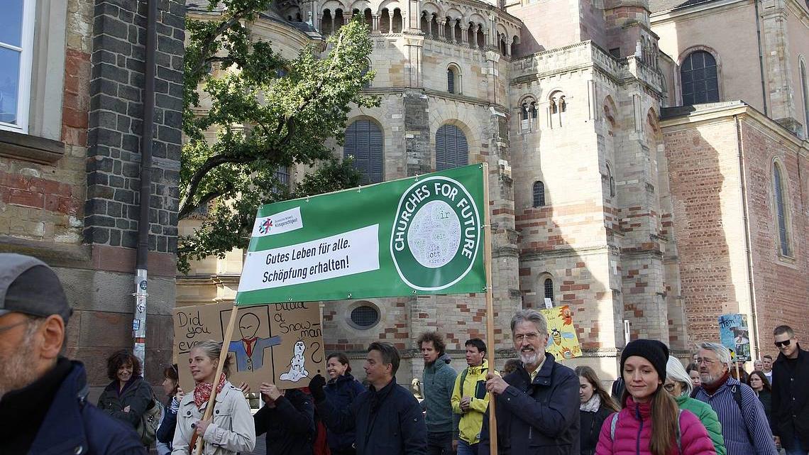 Der Klimastreik im September 2019 - vor der Corona-Pandemie - Foto: Bistum Trier