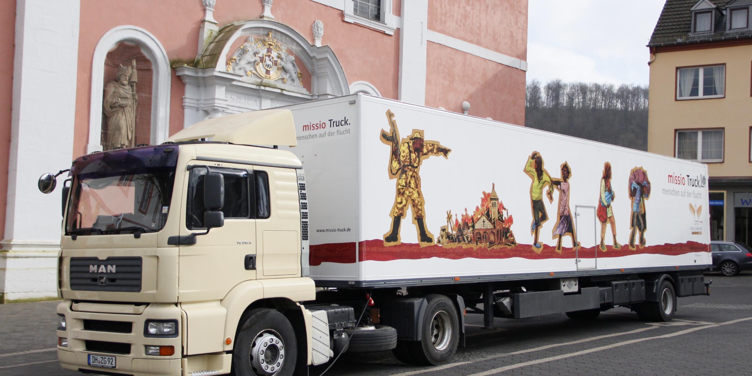 Der Missio-Truck tourt bald durch das Bistum Trier