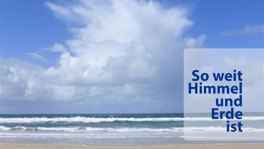 Schöpfungs-Tag 2017 - Plakatmotiv: Strand & Meer